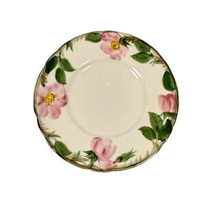 Franciscan Earthenware Desert Rose 6 1/4" Bread Plate  Made In USA Rare‎